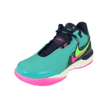 Imagem de Nike Tênis De Basquete Lebron Nxxt Gen Ampd (Fj1566-300, Dusty Cactus/Midnight Navy/Fierce Pink/Green Strike) Tamanho 11