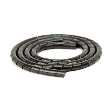 Imagem de Spiraduto 1/4 Organizador De Cabos - Dutoplast - Preto 15M