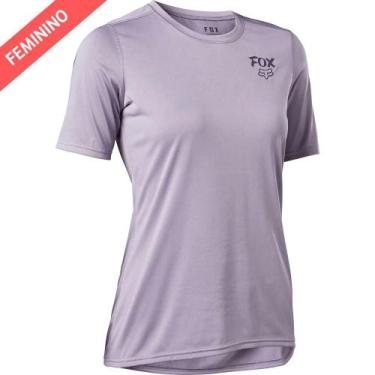 Imagem de Camisa Feminina Fox Ranger Ss, 3, Lilás, 2G