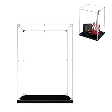 Imagem de BOOVAX Vitrine Para Lego 21329 - Caixa De Acrílico Transparente [Guitarra Fender] Modelo 11,8 X 5,9 15,7 Polegadas
