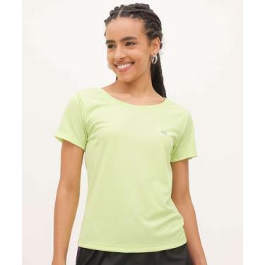 Imagem de Blusa Feminina Fitness Básica Marisa-01067, Verde, G