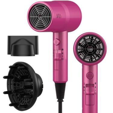 Imagem de Secador de cabelo AINA Advanced Ionic Technology 1600W Rosa Neon