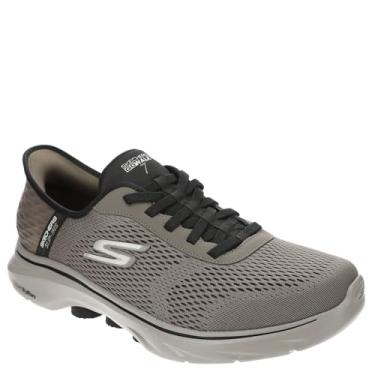 Imagem de Skechers Go Walk 7-Free Hand 2 Tênis masculino, Marrom, 7.5 X-Wide