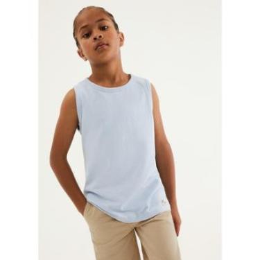 Imagem de Regata Infantil Menino Básica Com Linho-Masculino