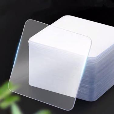 Imagem de NevStp Adesivo de parede dupla face sem marcação para ganchos, adesivo poderoso, multifuncional, para banheiro, antiderrapante, almofadas de parede, 5 peças de ganchos de fita