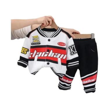 Imagem de Conjunto De Roupas De Primavera Para Bebês Meninos E Meninas, Casaco E