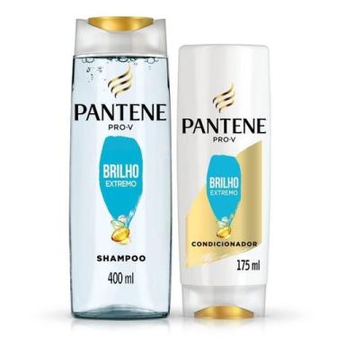 Imagem de Kit Pantene Pro-v Brilho Extremo Shampoo 400ml E Condicionador 175ml