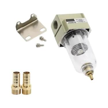 Imagem de Filtro Separador De Água E Óleo De Cobre Para Compressor De Ar 1/4, Co