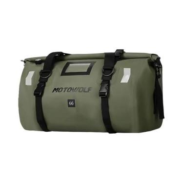 Imagem de Bolsa Traseira Impermeável Para Motocicleta 20L-100L, Mochila De Viage
