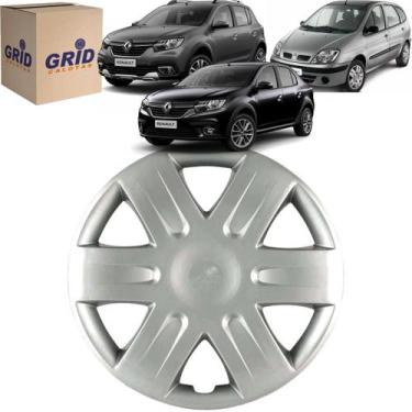 Imagem de 1 Calota Sandero Logan Scenic 2008 ate 2011 Aro 15 Polegadas Encaixe P