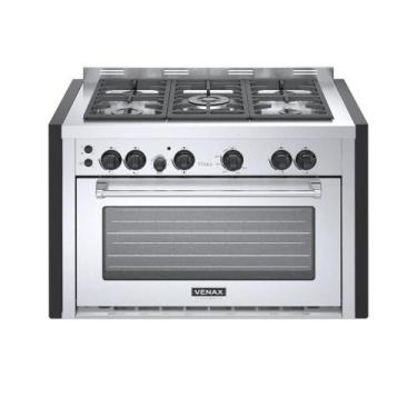 Imagem de Fogão De Embutir Venax 5 Bocas Temis Gas Glp Inox 220V