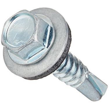 Imagem de The Hillman Group 47271 – Parafuso de auto-perfuração com arruela de 2,5 cm x 2,5 cm