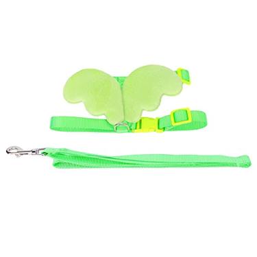 Imagem de Chicote de ganso ajustável pato fora da trança, chicote de caminhada do pato chicote ajustável para patos de estimação e galinhas (XS verde)