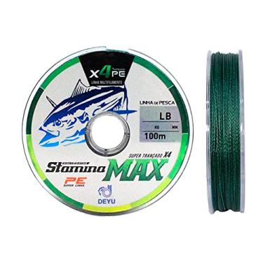 Imagem de Linha Fio Multifilamento 4x Max 100mts Verde - Deyu 0,30mm