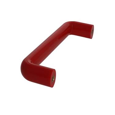 Imagem de Bettomshin Puxador de baquelite com orifícios de 18 cm, vermelho, para máquina industrial, rosca M8, 1 peça