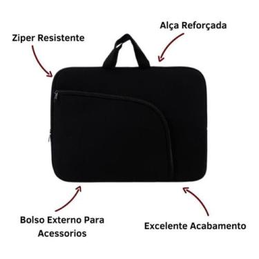 Imagem de Capa Para Notebook Case Pasta Maleta Cores Diversas Barato - Shopbr