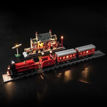 Imagem de VONADO LED Light Kit Compatible with Lego Hogwarts Express & Hogsmeade Station, DIY Decor Lighting for Harry Potter Train Playset, New 2023 (ONLY Lights)