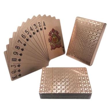 Imagem de Baralho Luxo Prova Dágua Anti Rasgo Carta Truco Poker - BLLE, Rosa