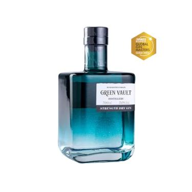 Imagem de GIN The Green Vault Strength Dry Gin 700ml