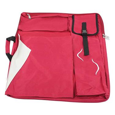 Imagem de Mochila de Pintura à Prova D'água ... Design de Fivela Profissional, Zíperes de Ferro e Ombros Reforçados, para Tecido Oxford (vermelho)