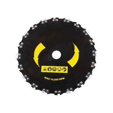 Imagem de Disco Para Roçadeira Com Dentes De Corrente Motosserra!!