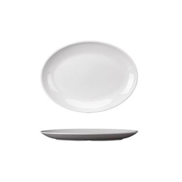 Imagem de Prato oval raso de hotel, pastelaria e cantina de frutas - 38012 branco