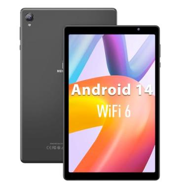 Imagem de NEWISION Tablet Android de 10 polegadas, 32 GB de armazenamento, quad-core, tela HD IPS, câmera dupla, WiFi, Bluetooth, tablets com bateria de 6000 mAh, tipo C (cinza)