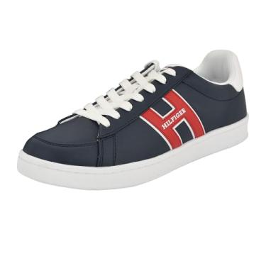 Imagem de Tommy Hilfiger Jolix Tênis masculino, Azul-marinho/vermelho/branco, 40
