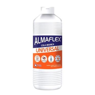 Imagem de COLA BRANCA UNIVERSAL PVA ALMAFLEX 500g - ALMATA QUIMICA