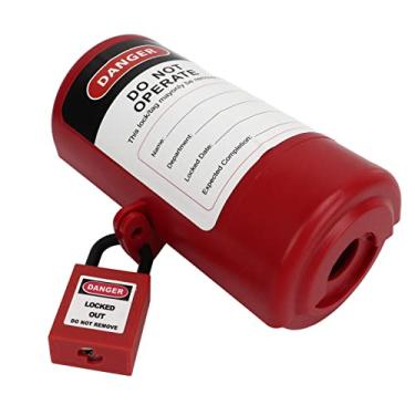 Imagem de Dispositivo Universal de Bloqueio de Plugue Elétrico para Manutenção de Aparelhos Industriais, Condicionadores e Ng S