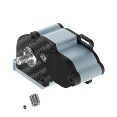 Imagem de RCMYou Aluminum Transmission Gearboxes Upgrades Part for Axial SCX10 SCX10 II 90046 90047,RC Crawler Car Alloy Transmission Gearbox Hop Ups,Titanium