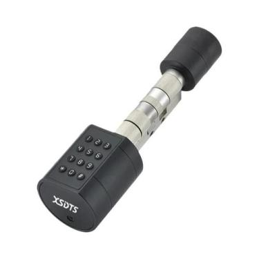 Imagem de Fechadura Eletrônica Inteligente Tuya App Cilindro De Impressão Digita