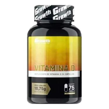 Imagem de Vitamina D 75 Cápsulas Growth Supplements Natural