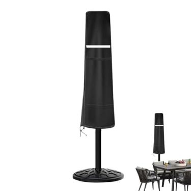 Imagem de Capa de guarda-chuva para uso externo | Capa de guarda-chuva grande - Zíper e faixa refletiva incluídos tecido para móveis, gramado, recepção de casamento, jardim