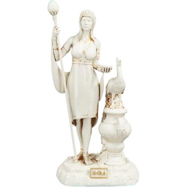 Imagem de Estátua Hera Deusa Grega - Rainha dos Deuses - Versão 2 (Cor Mármore Dourado)