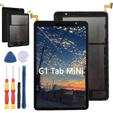 Imagem de Yuxyiony Nova tela de substituição para Umidigi G1 Tab Mini tela LCD reparo de tela e acessórios de ferramenta de substituição (com a moldura)