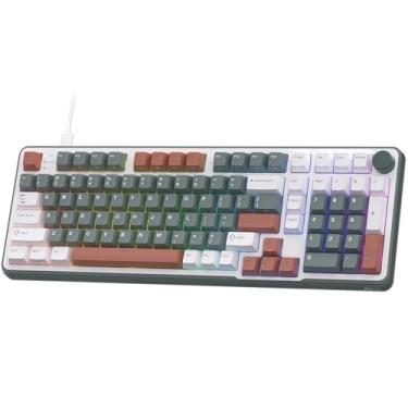 Imagem de RK ROYAL KLUDGE C98 HE Mechanical Gaming Keyboard, Hall Effect Magnetic Switch, Hot Swappable 95% Wired RGB Keyboard, Rapid Trigger Adjustable Actuation, 8K Polling Rate, Pro Web Driver for Mac &Win