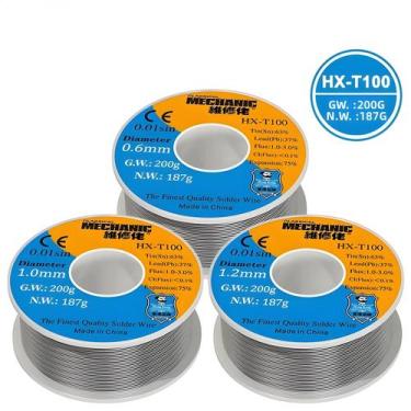 Imagem de Fio De Solda 200g Com Núcleo De Resina Leve 0.3mm-1.2mm Para Reparo De