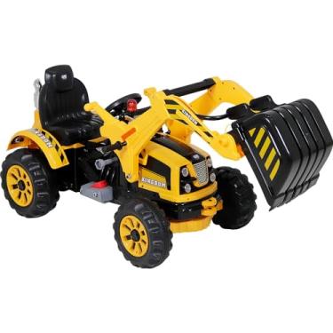 Imagem de TRATOR RETROESCAVADEIRA 12V - AMARELO