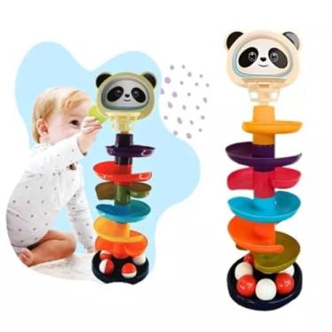 Imagem de Torre Tobogã Panda 7 Voltas | Brinquedo Educativo para Bebés e Crianças 43 cm