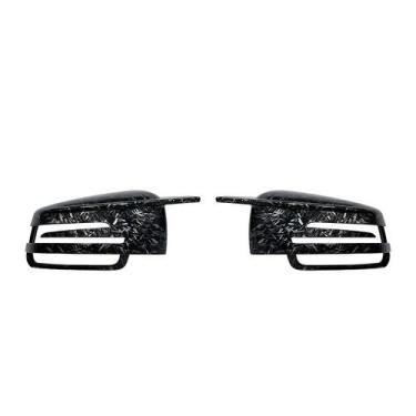 Imagem de Capas De Espelho Lateral Pretas Para Mercedes Benz W176 W246 W212 W204