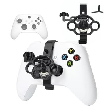 Imagem de Xhiver Mini Steering Wheel Attachment for X-boX ONE X/S Controller Racing Games Controller Steering Wheel Attachment Accessory for X-boX(Black, 1-Pack)