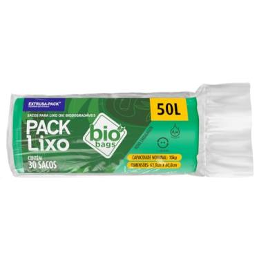 Imagem de Sacos de Lixo PACK LIXO Biobags 50 litros verde - Biodegradável