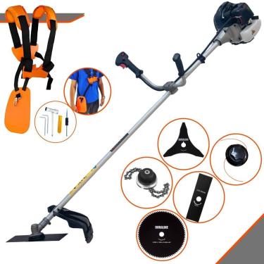 Imagem de Roçadeira Anmax Cg430b 1,7hp 43cc + Faca 3p 80d E Trimmer