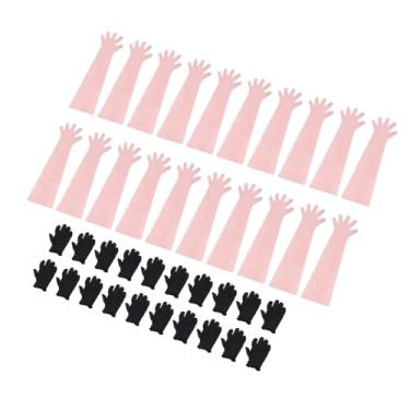 Imagem de ZJchao Luvas de Vestir de Campo Kit de Luvas de Evisceração de Cervos Profissional Resistente Sem Odor para Processamento de Jogos de Pesca Material Nitrílico PE 24 Pares