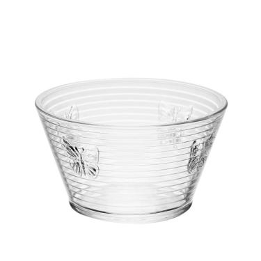 Imagem de Bowl Taça Sobremesa De Vidro Wolff Lines Butterfly Borboleta 10,5x7cm