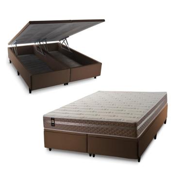 Imagem de Cama Box Baú Georgia com Molas Ensacadas 193x203 King House