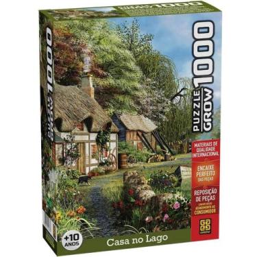 Imagem de Quebra cabeca casa no lago 1000 pecas grow, ., UN