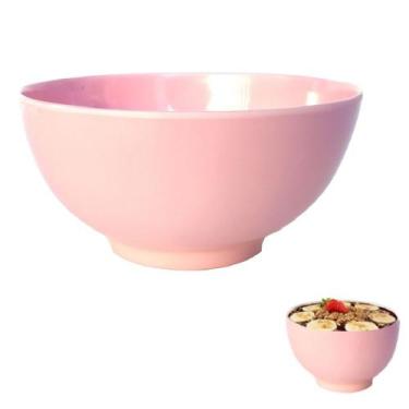 Imagem de Tigela Bowl em Melamina Redonda Para Sobremesa 450ml - Sk, Rosa