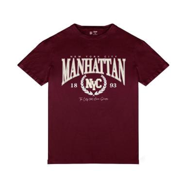 Imagem de Camiseta Manhattan NYC Bordô Originals Brand-Masculino